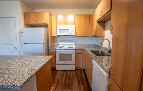  1-2 Bedroom Apt Kitchenat Vista Ridge Apartments, Phoenix Arizona